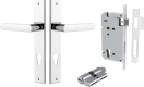 Osaka Lever - Rectangular Entrance Set - Key / Key - CP