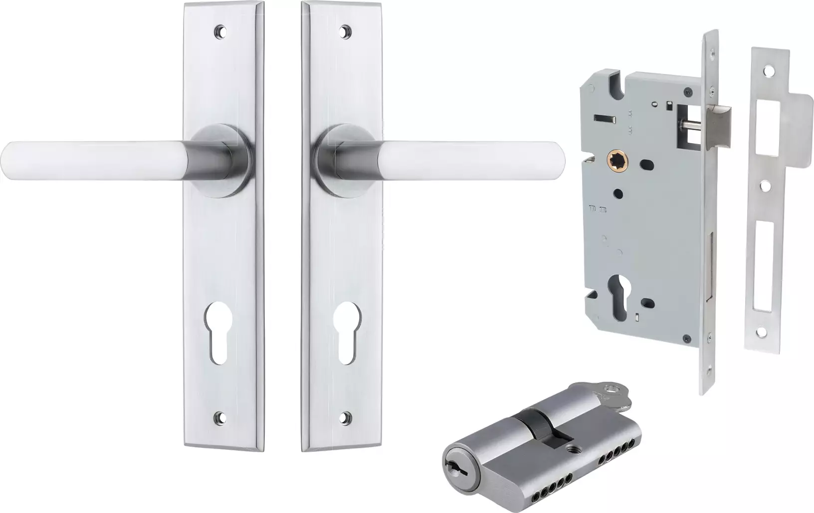 Osaka Lever - Chamfered Entrance Set - Key / Key - SC