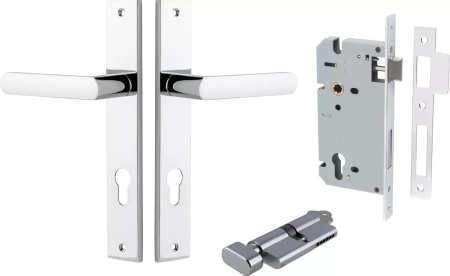 Osaka Lever - Rectangular Entrance Set - Key / Turn - CP
