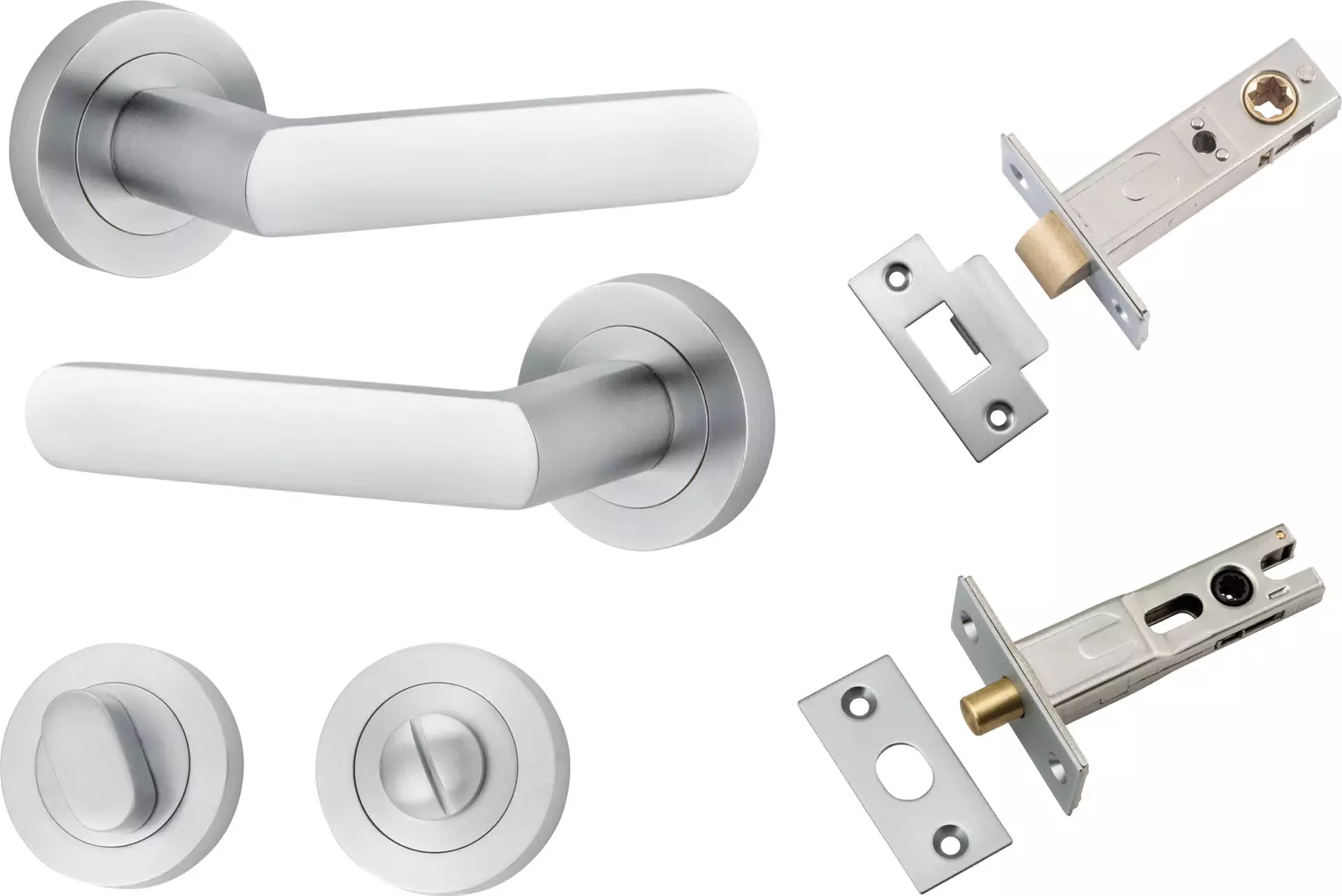 Osaka Lever - Round Rose Privacy Set - SC