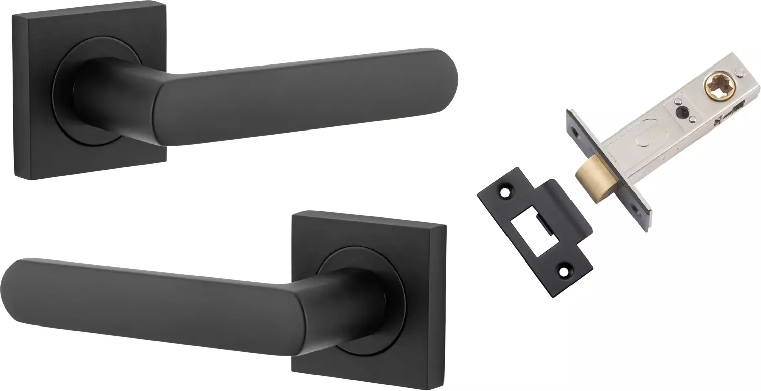 Osaka Lever - Square Rose Passage Set - MB