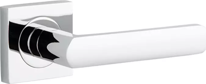 Osaka Lever - Square Rose Handle Set - CP