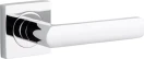 Osaka Lever - Square Rose Handle Set - CP