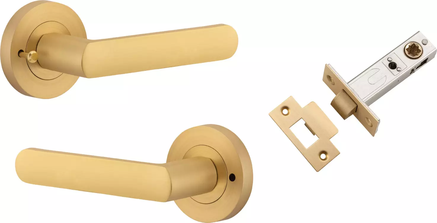 Osaka Lever - Round Rose Integrated Privacy Set - BB