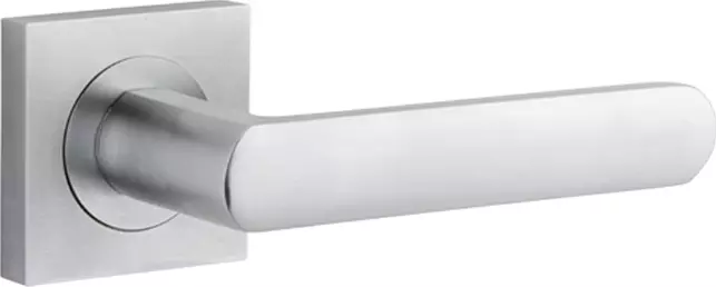 Osaka Lever - Square Rose Handle Set - SC