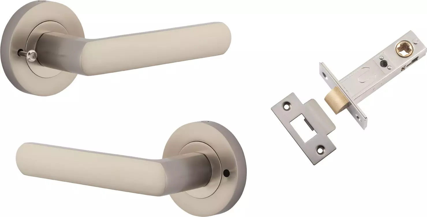 Osaka Lever - Round Rose Integrated Privacy Set - SN