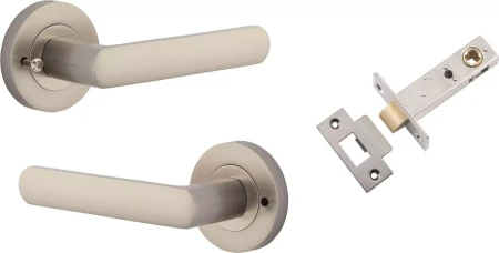 Osaka Lever - Round Rose Integrated Privacy Set - SN