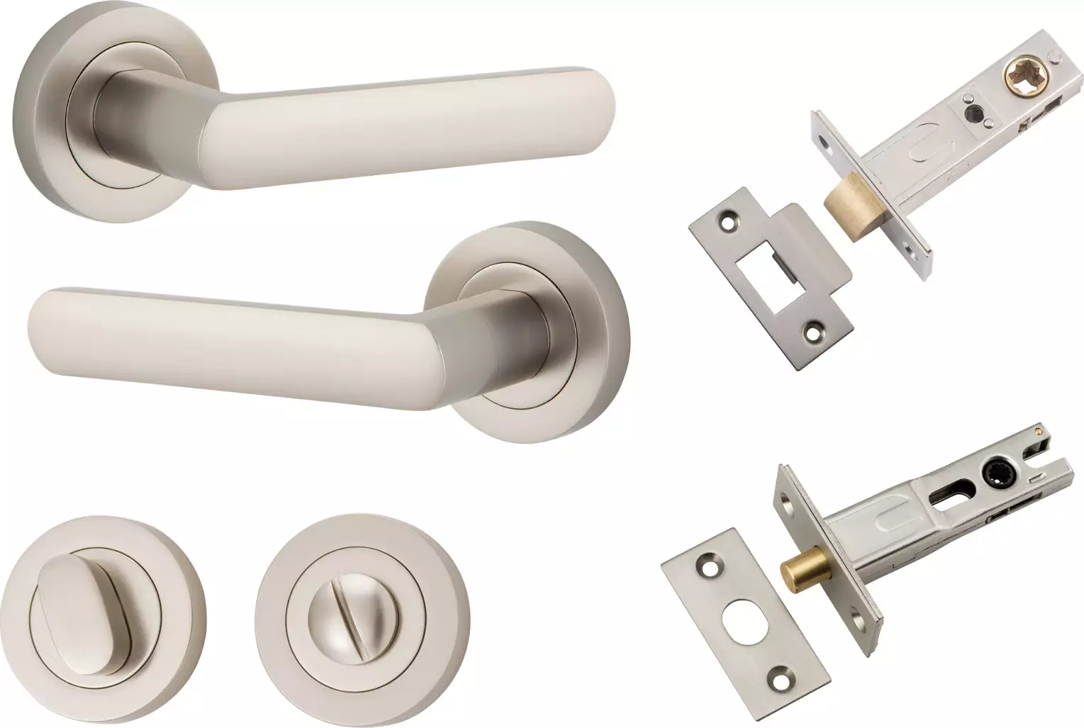 Osaka Lever - Round Rose Privacy Set - SN