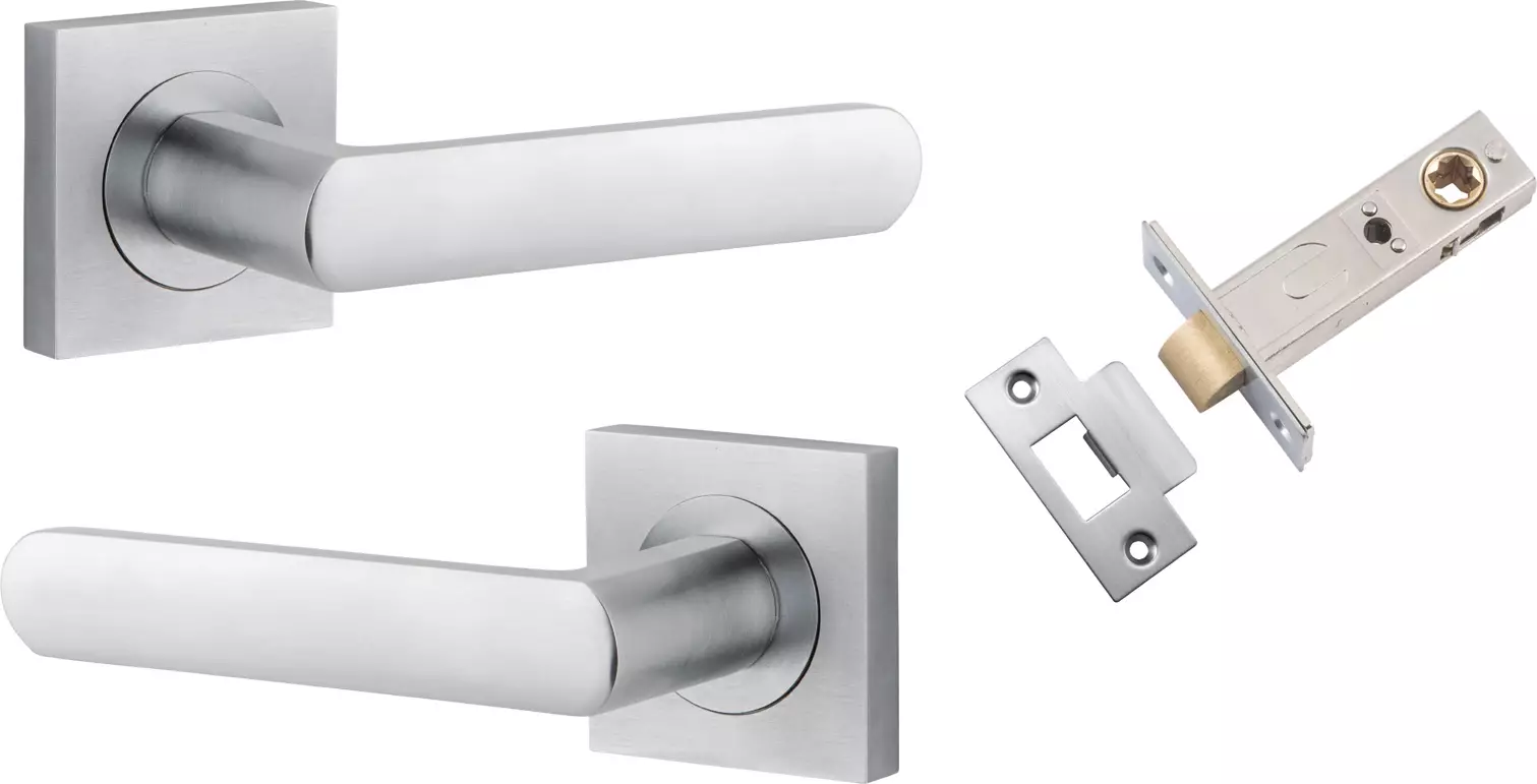 Osaka Lever - Square Rose Passage Set - SC