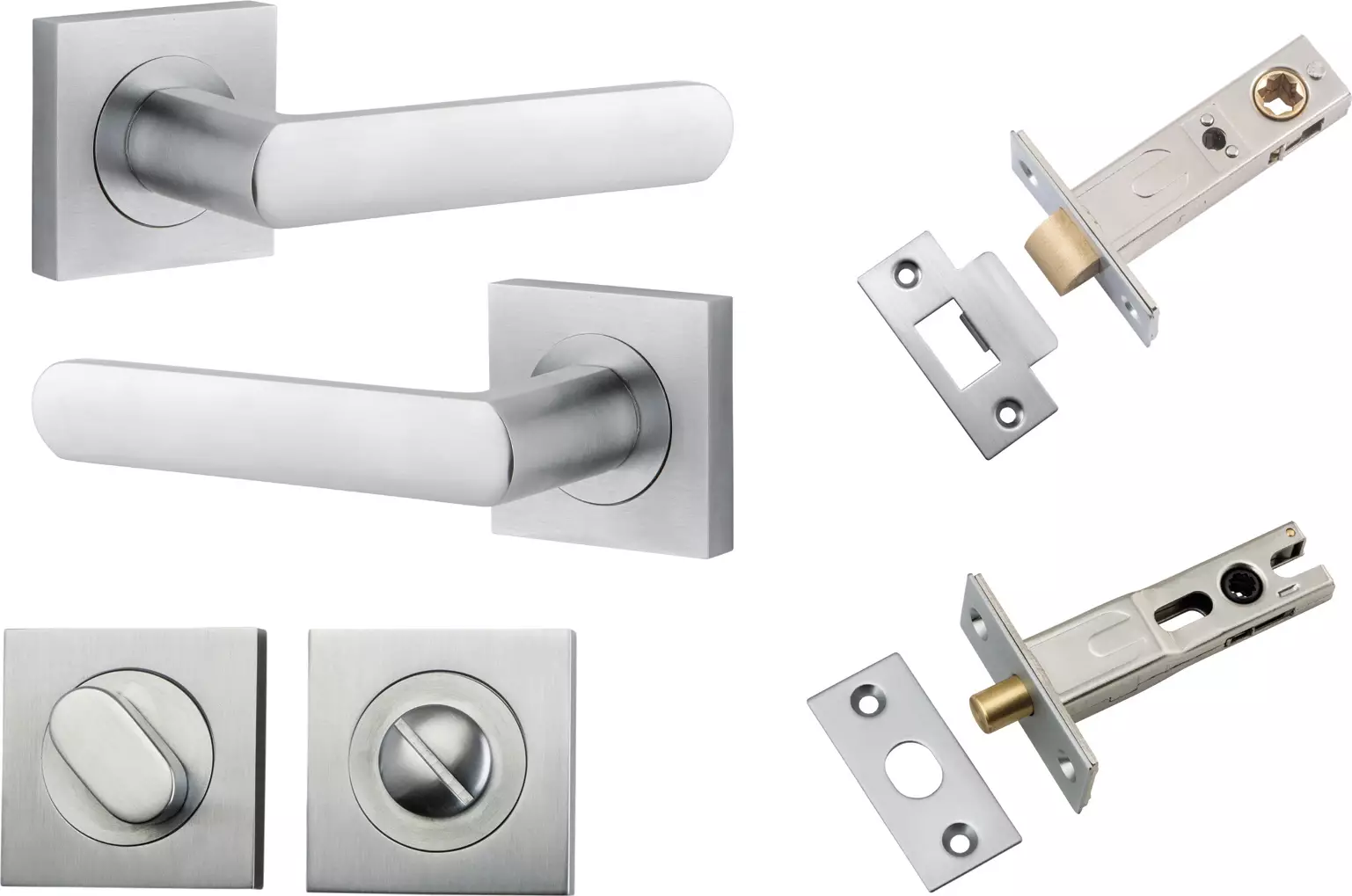 Osaka Lever - Square Rose Privacy Set - SC