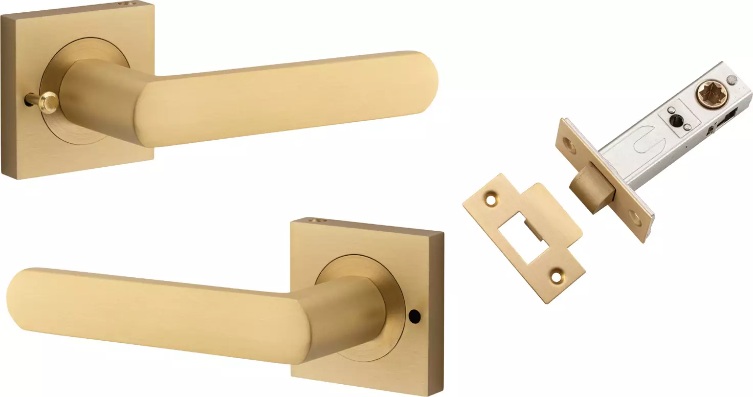 Osaka Lever - Square Rose Integrated Privacy Set - BB