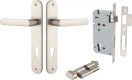 Osaka Lever - Oval Entrance Set - Key / Turn - SN
