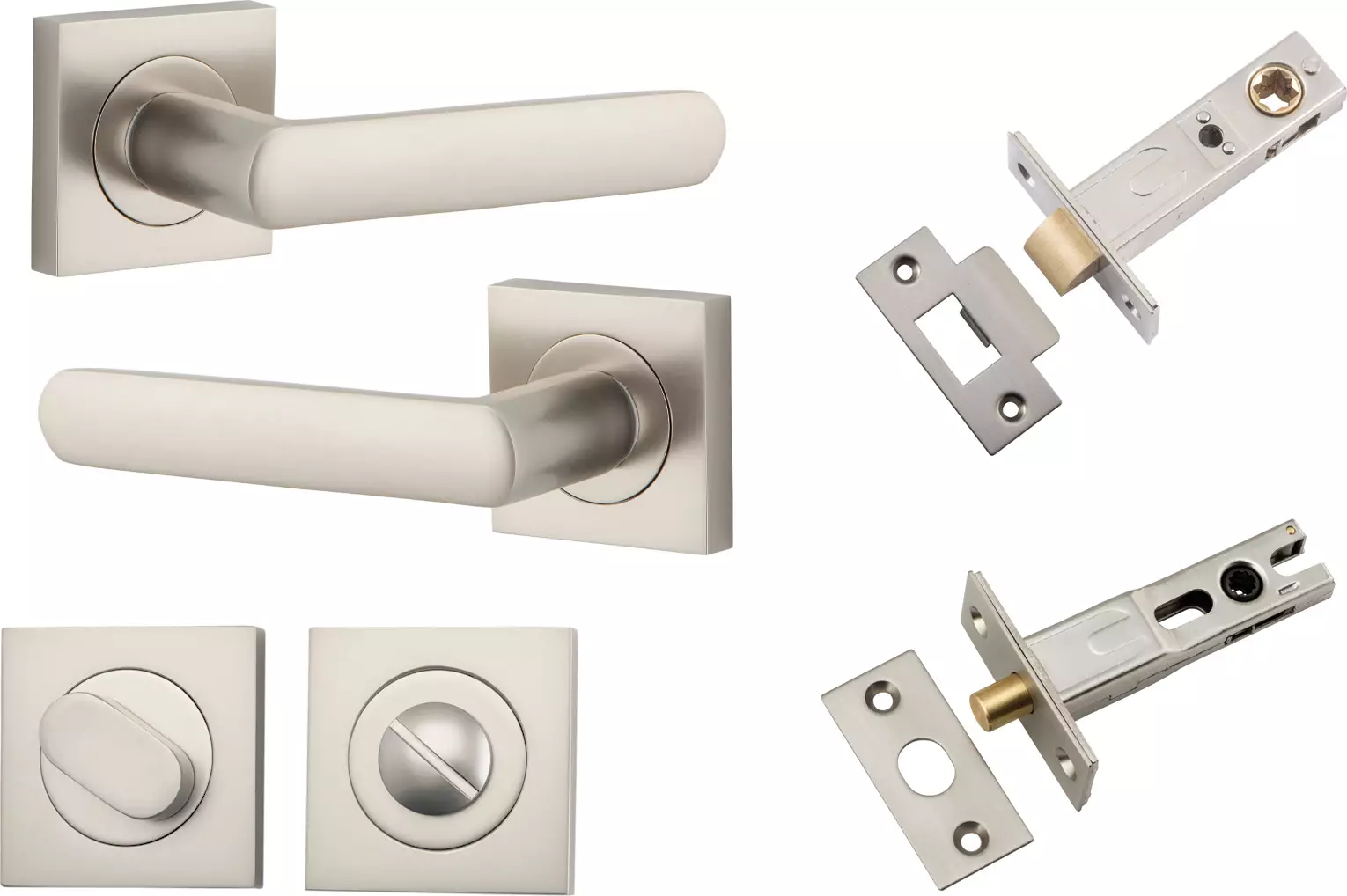 Osaka Lever - Square Rose Privacy Set - SN