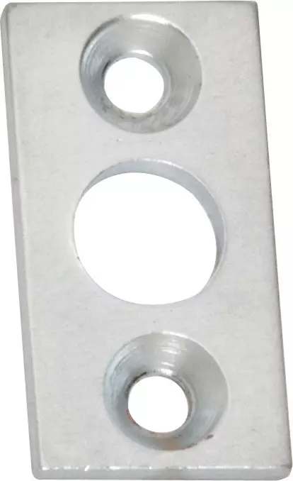 Barrel Bolt 25 x 13mm Flat Plate Keeper - SC