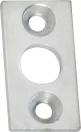 Barrel Bolt 25 x 13mm Flat Plate Keeper - SC