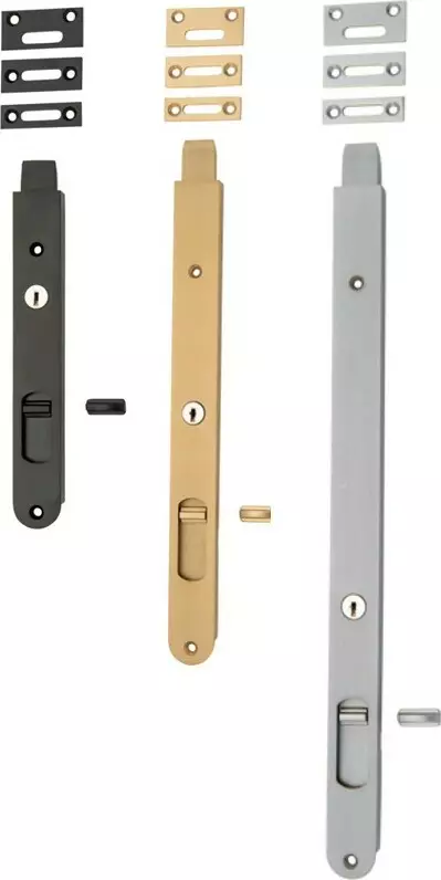 Locking Flush Bolt - 200 / 300 /400mm