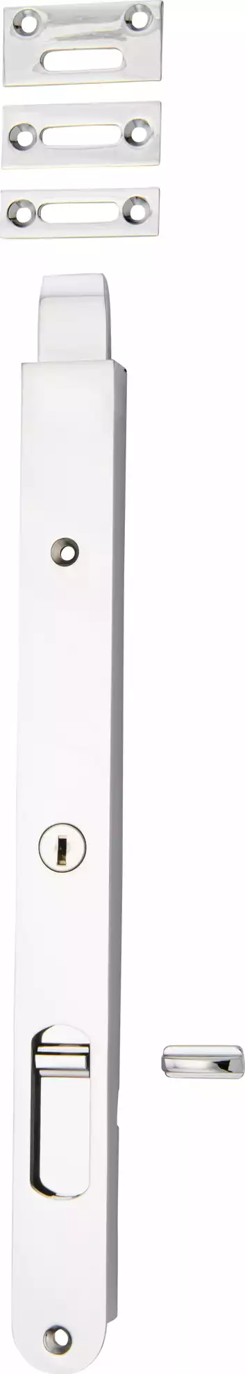 Locking Flush Bolt - 300 mm - CP