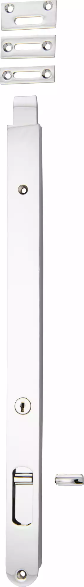 Locking Flush Bolt - 400mm - CP