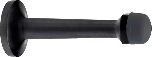 75mm Doorstop Concealed Skirting Fix - BLK