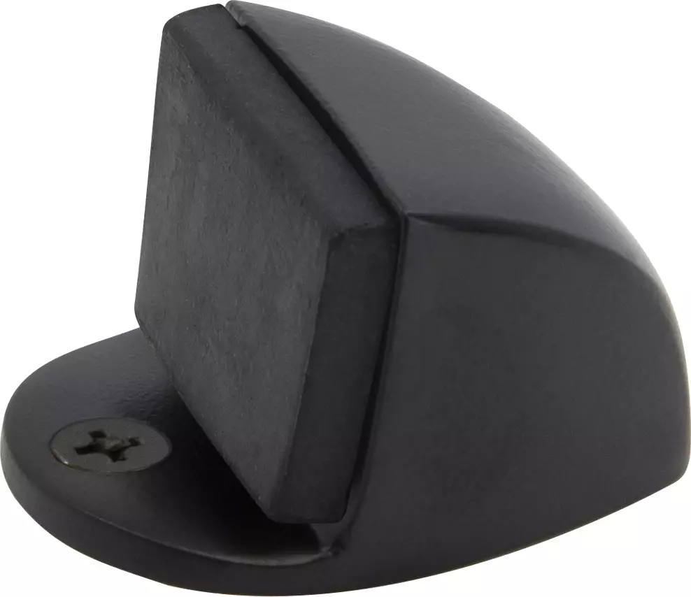 22mm Doorstop Floor Mount - BLK