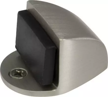 22mm Doorstop Floor Mount - BN