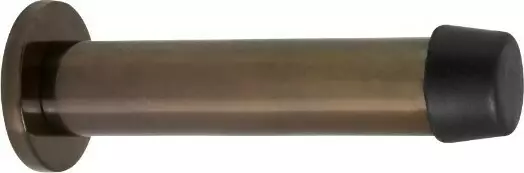 85mm Doorstop Concealed Skirting Fix - Brass - AB