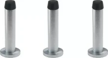 85mm Doorstop - Concealed Wall / Skirting Fix - 3pk