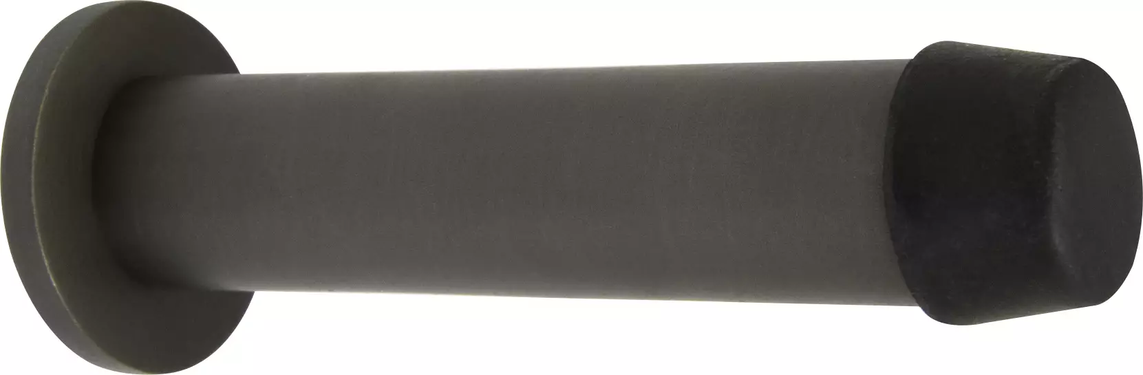 85mm Doorstop Concealed Skirting Fix - Brass - DRB