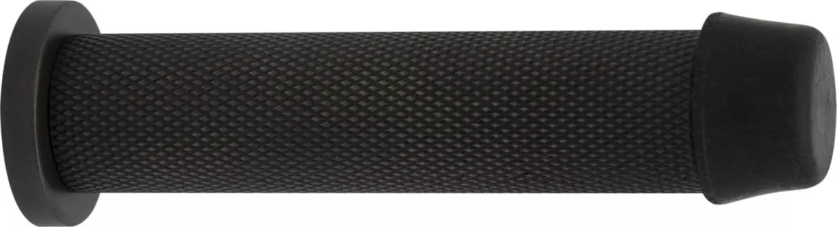 85mm Skirting Doorstop Slimline - Diamond Knurl - DRB