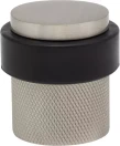 38mm Floor Mount Doorstop - Diamond Knurl - BN