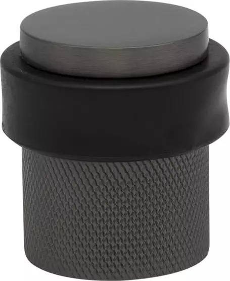 38mm Floor Mount Doorstop - Diamond Knurl - GN