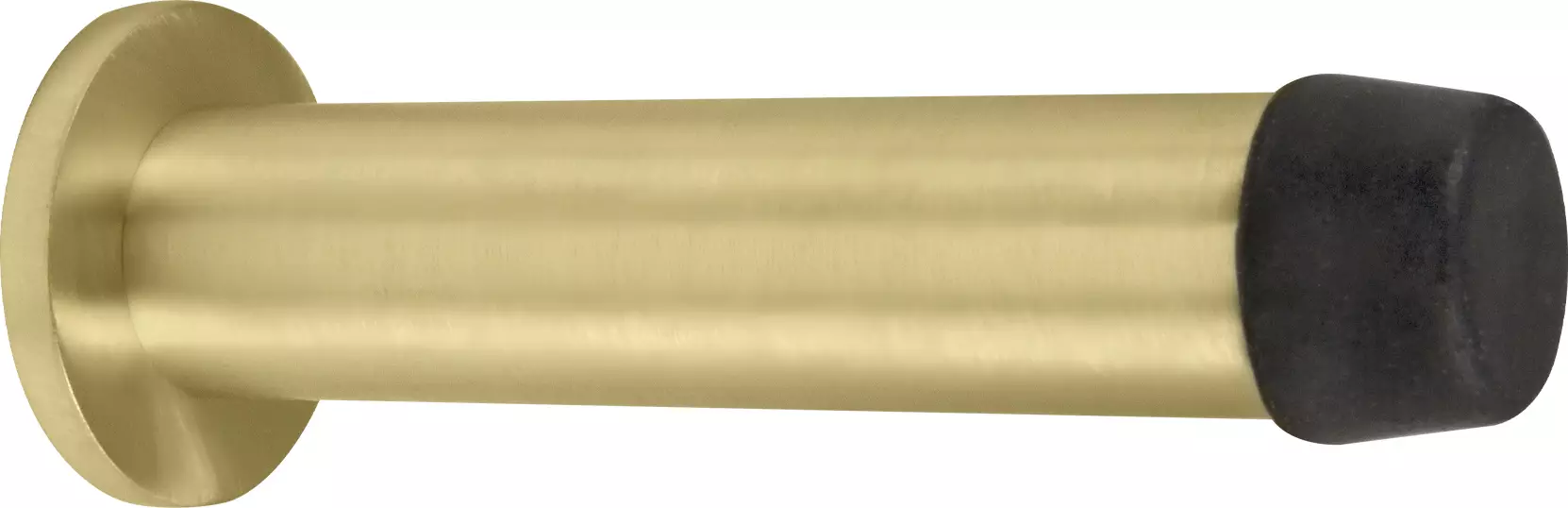 85mm Doorstop Concealed Skirting Fix - Brass - MSB