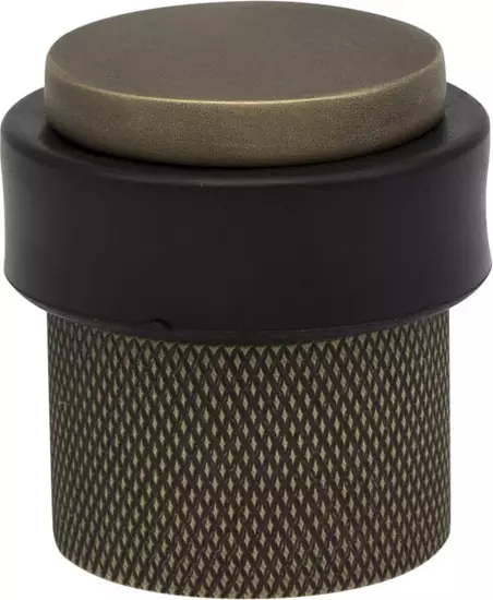 38mm Floor Mount Doorstop - Diamond Knurl - RB