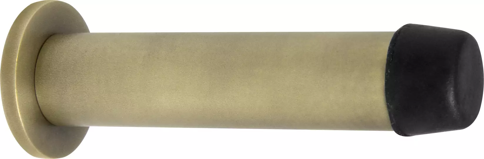 85mm Doorstop Concealed Skirting Fix - Brass - RB