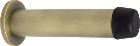 85mm Doorstop Concealed Skirting Fix - Brass - RB
