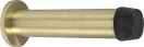 85mm Doorstop Concealed Skirting Fix - Brass - USB