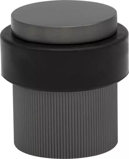 38mm Floor Mount Doorstop - Linear Knurl - GN