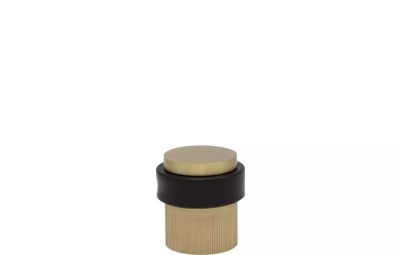 38mm Floor Mount Doorstop - Linear Knurl - MSB