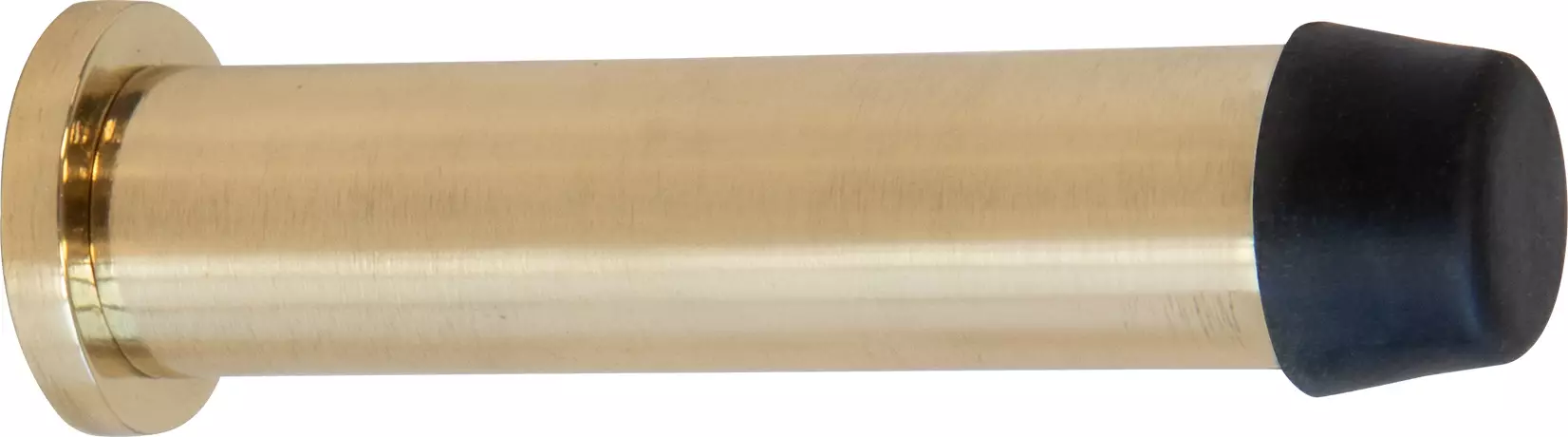 85mm Skirting Doorstop Slimline - Brass - PB