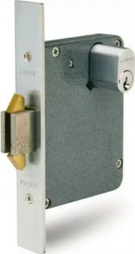 990MF Sliding Door Lock w/ 60mm Backset - SC