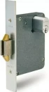 990MF Sliding Door Lock w/ 60mm Backset - SC