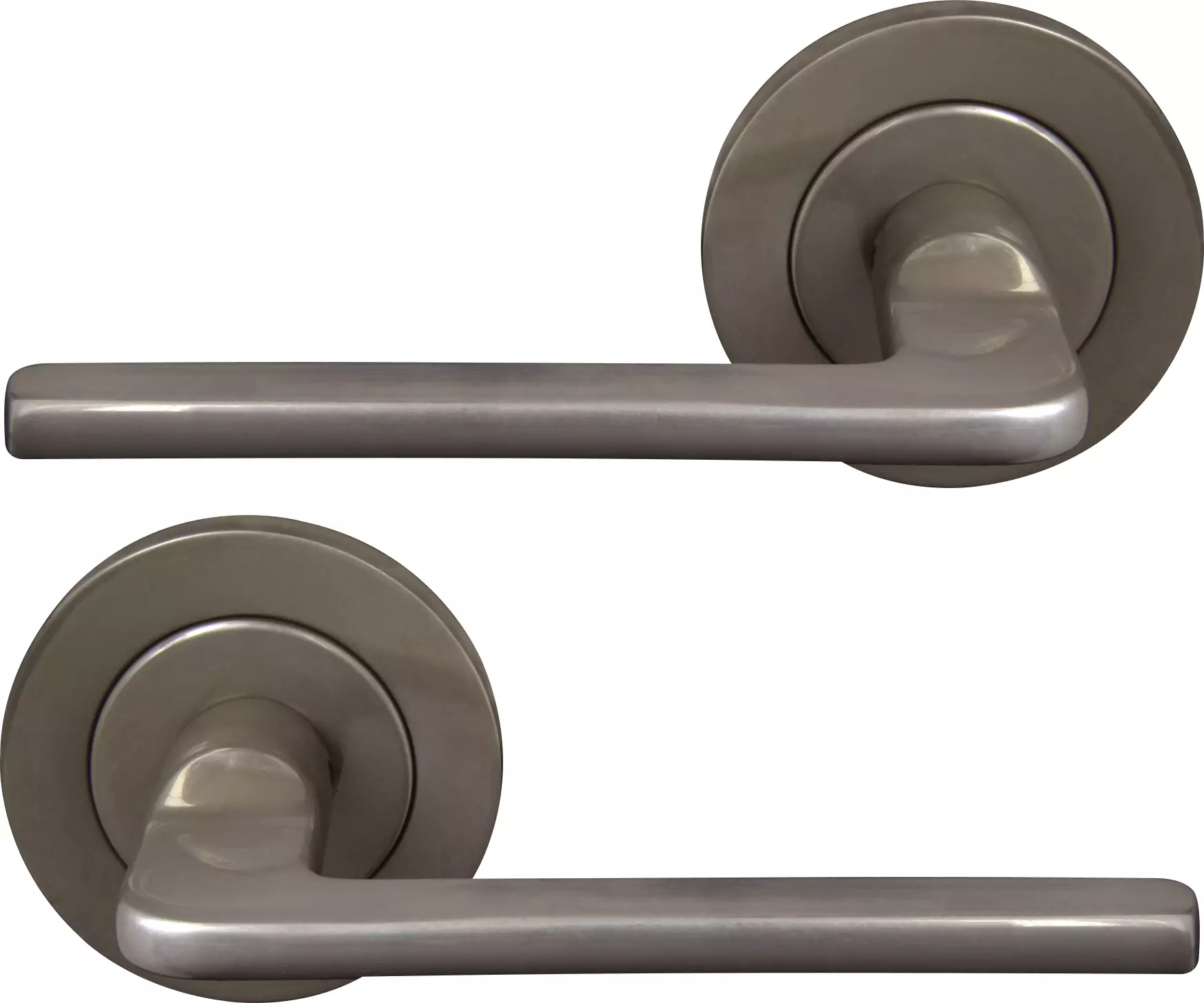 Chalet 64mm Large Rose Lever Set - NB