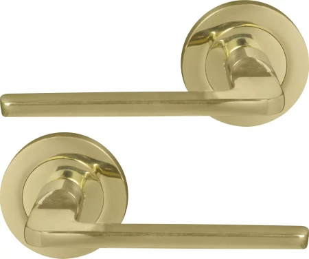 Chalet 64mm Large Rose Lever Set - PB