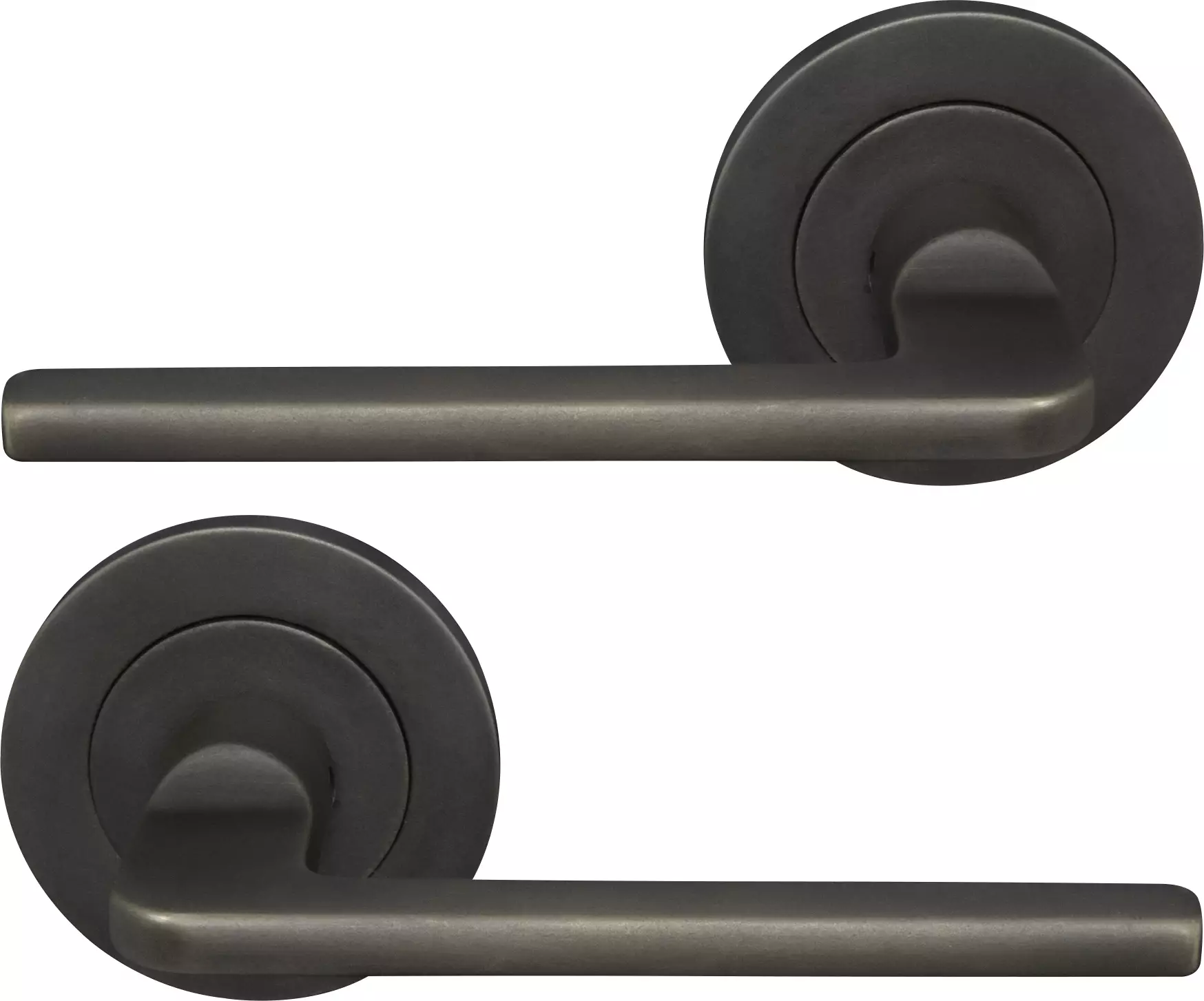 Chalet 64mm Large Rose Lever Set - DRB
