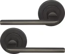 Chalet 64mm Large Rose Lever Set - DRB