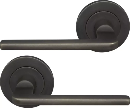 Chalet 64mm Large Rose Lever Set - DRB