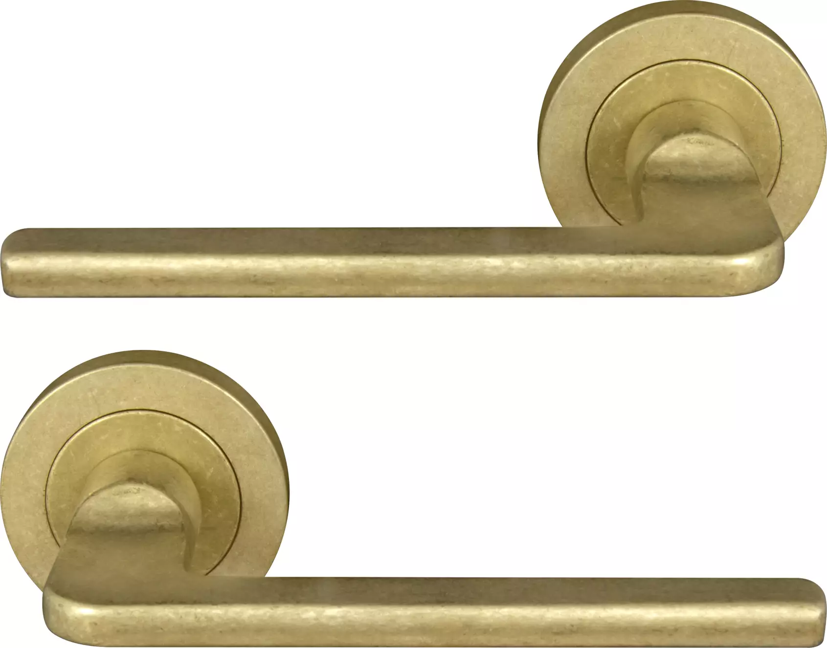 Chalet 52mm Round Rose Lever Set - RLB