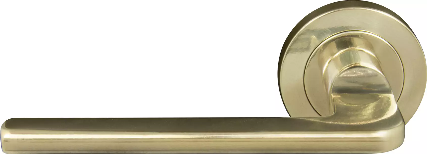 Chalet Round Rose Dummy Lever - PB