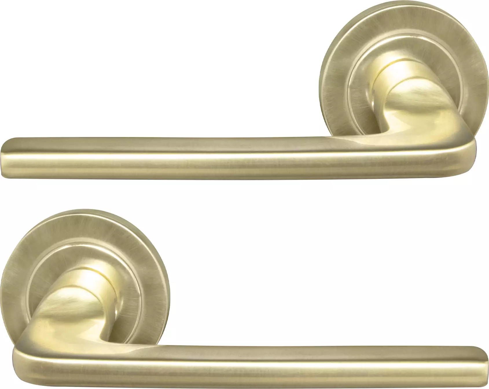 Chalet 52mm Round Rose Lever Set - USB