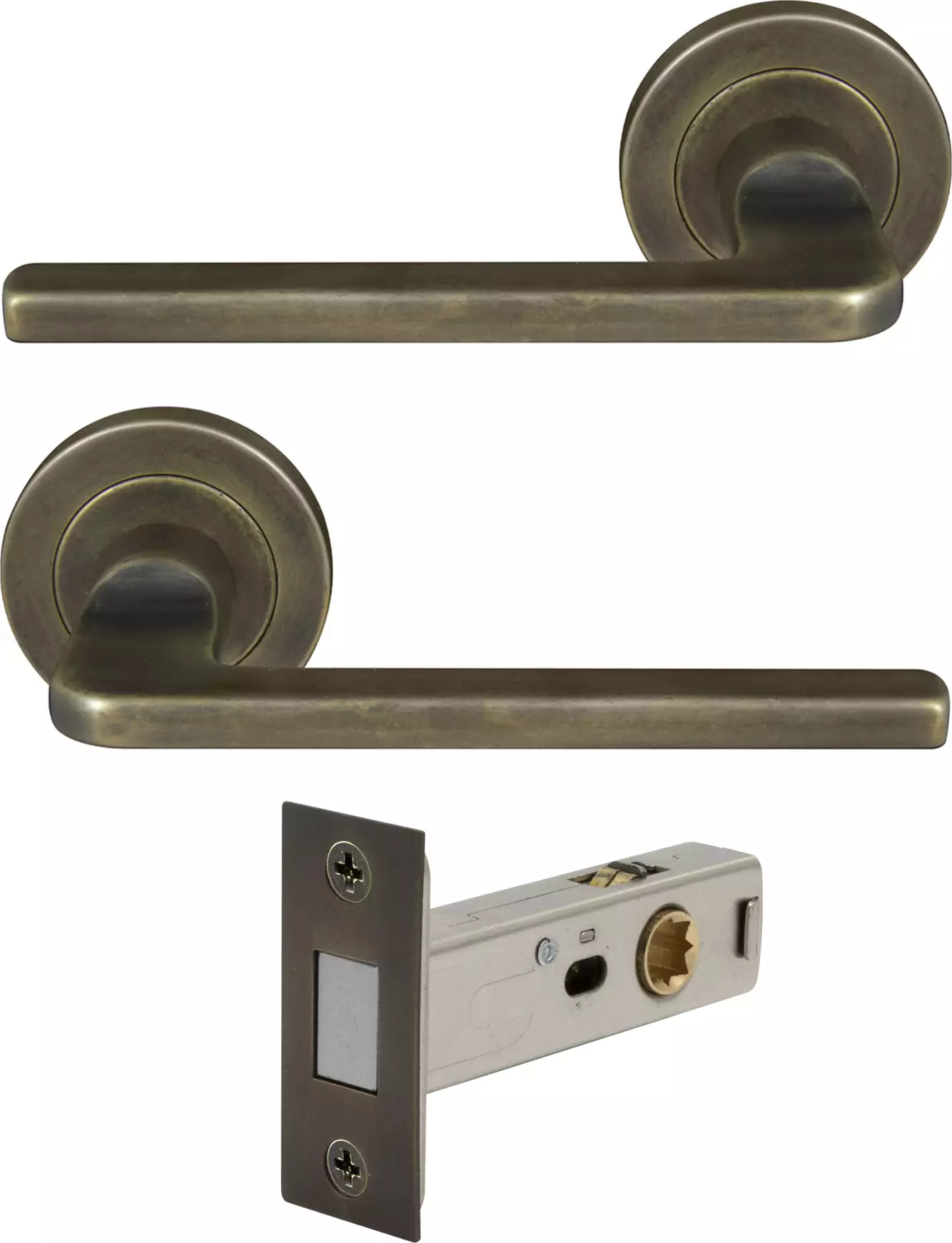Chalet Round Rose Passage Set - Magn. Latch - ORB